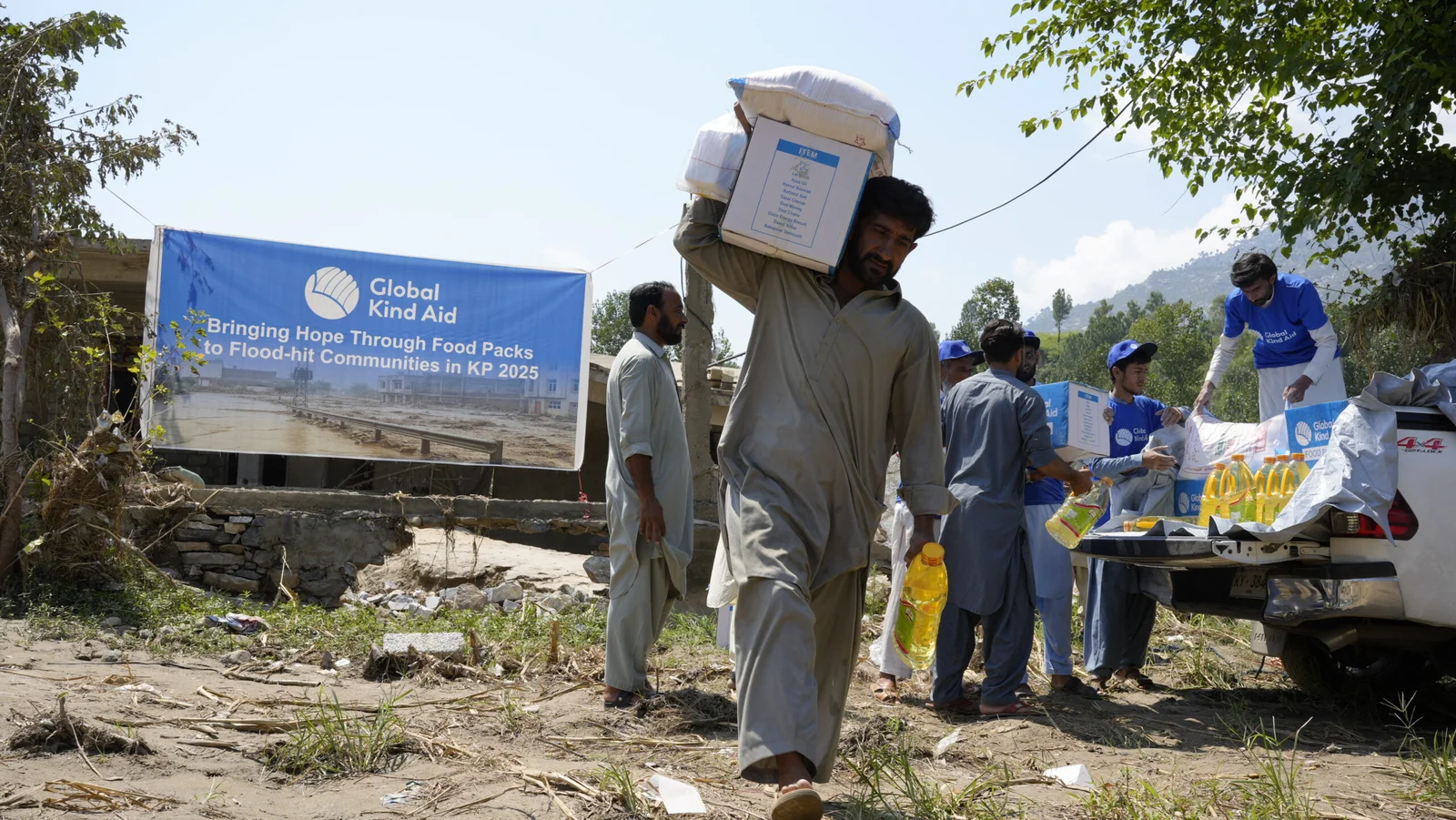 Food relief in action
