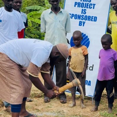 Deep hand pump project in Uganda